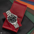 ZEALANDE� LEATHER pochette de montre (6 COLORS) ZEALANDE� Red Leather fr 