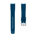 Rubber Strap for ROLEX® Sea-Dweller 4000 (6 Digits) Rubber Straps with tang buckle ZEALANDE Blue Brushed Large