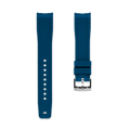 bracelet en caoutchouc pour OMEGA® Seamaster Railmaster Co-Axial 40mm Blue