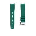 Rubber Strap for ROLEX® Sea-Dweller 4000 (6 Digits) Rubber Straps with tang buckle ZEALANDE Green Polished Classic
