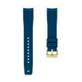 Kautschukarmband für OMEGA® Seamaster Diver 300M Co-Axial 42mm Blau Keramik Kautschukarmband Zealande 