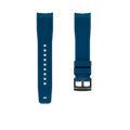 Kautschukarmband für OMEGA® Seamaster Railmaster Co-Axial 40mm Blau