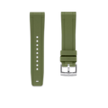 Gerade Kautschukarmband Für Panerai® Luminor Quaranta Weißes Zifferblatt