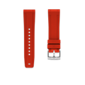 Gerade Kautschukarmband Für Breitling® Chronomat B01 42 Kautschukarmbänder ZEALANDE Rot Gebürstet Klassisch