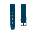 22mm Straight Rubber Strap for Omega Rubber Straps ZEALANDE Blue PVD Black Classic