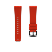  Droit bracelet en caoutchouc Pour Breitling® Superocean Automatic 42 (depuis 2022) bracelets en caoutchouc ZEALANDE Rouge PVD Noir Classique