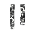 20mm Straight Rubber Strap For Tag Heuer® Rubber Straps ZEALANDE Winter Camo'Z Polished Classic