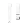 Bracelet droit en caoutchouc pour Tag Heuer® Carrera (20mm) bracelets en caoutchouc ZEALANDE White Brushed Classic