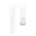 Bracelet droit en caoutchouc pour Tag Heuer® Carrera (20mm) bracelets en caoutchouc ZEALANDE White Brushed Large