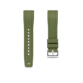 Straight Rubber Strap For Panerai Radiomir Quaranta Green Dial