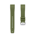 Straight Rubber Strap For Panerai Radiomir Quaranta Green Dial