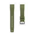 Straight Rubber Strap For Panerai Radiomir Quaranta Green Dial