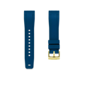 Straight Rubber Strap For Panerai Radiomir Quaranta Blue Dial