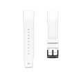 Bracelet droit en caoutchouc pour Tag Heuer® Carrera (20mm) bracelets en caoutchouc ZEALANDE White PVD Black Classic