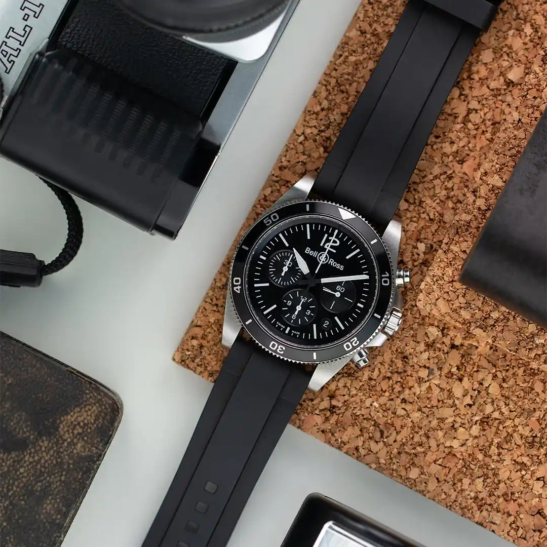 22MM STRAIGHT RUBBER STRAP FOR Bell & Ross® - ZEALANDE®