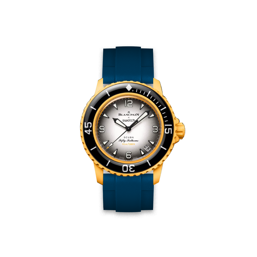 Rubber Strap for Swatch X Blancpain Fifty Fathoms Pacific Rubber Strap for Swatch X Blancpain Fifty Fathoms Pacific