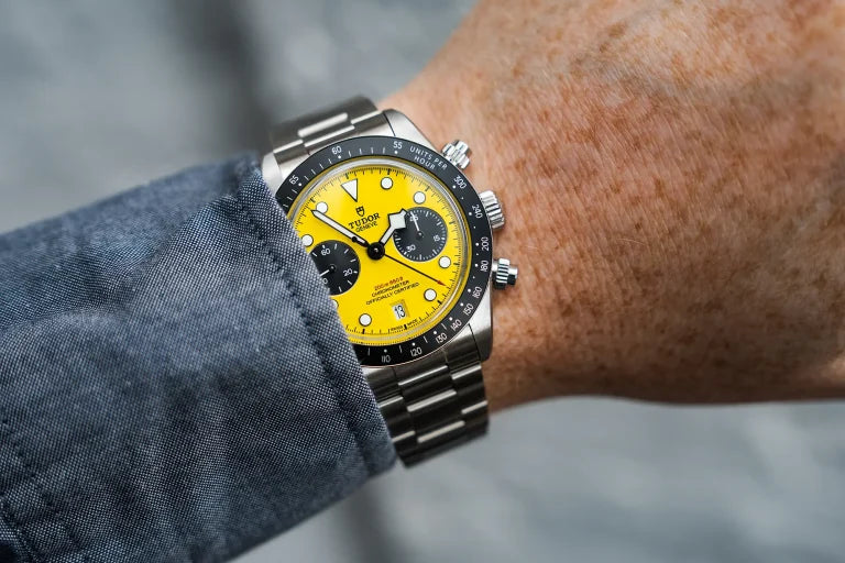 Tudor Black Bay Chrono 39 on wrist
