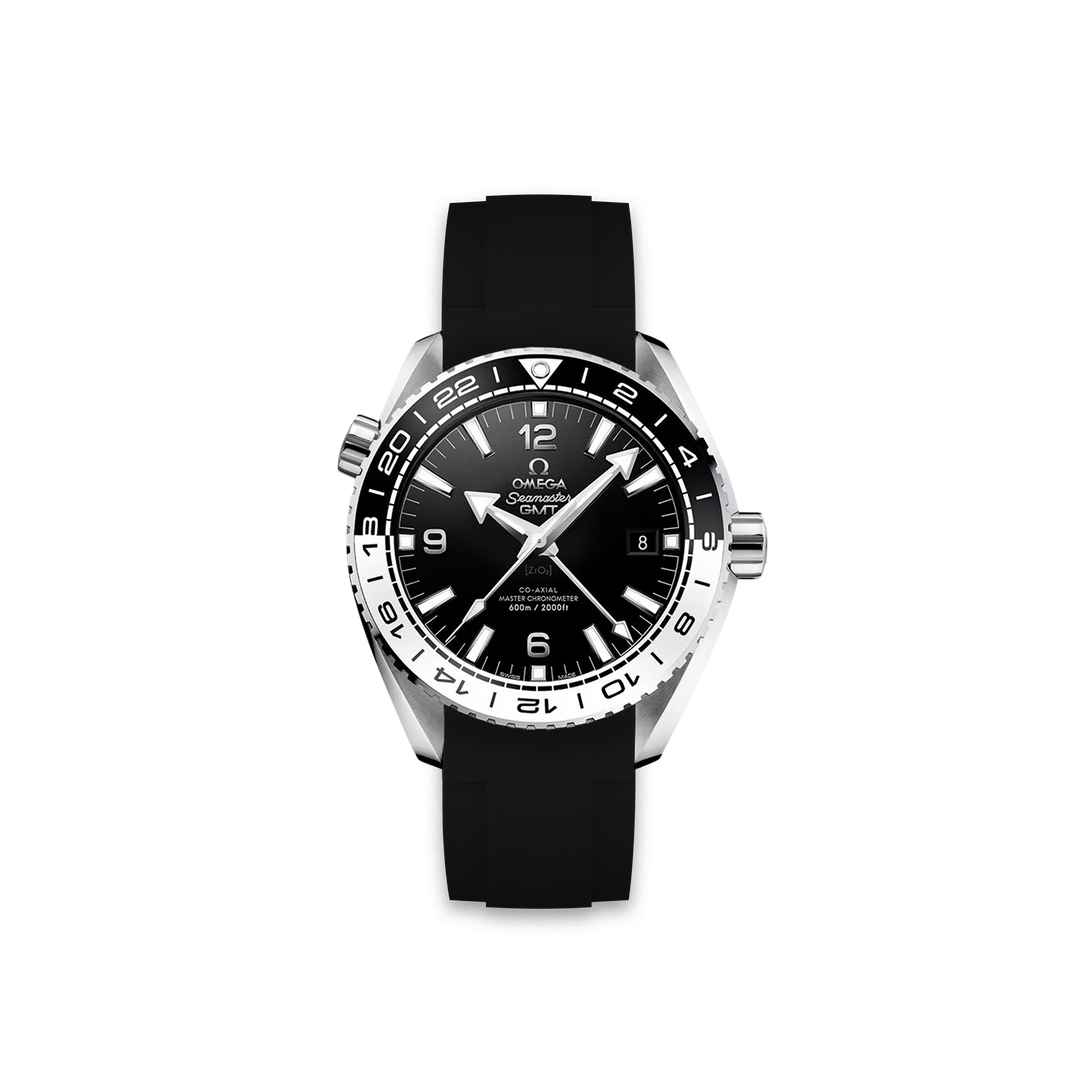 Correa de caucho Omega® Seamaster Planet Ocean 600m GMT