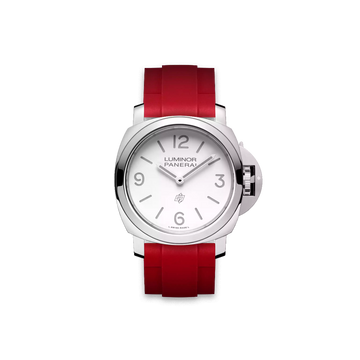 Bracelet De Montre En Cuir 22 Mm - Couleur Rouge Grain Alligator - Boucle Tang - Neuf Sans étiquette - Pour Panerai Et Autres