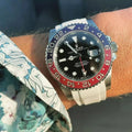 Rubber Strap for ROLEX® GMT 126710 BLRO (6 Digits)