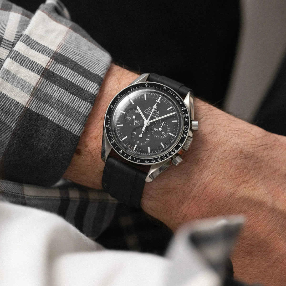 Luxury watch on ZEALANDE rubber strap