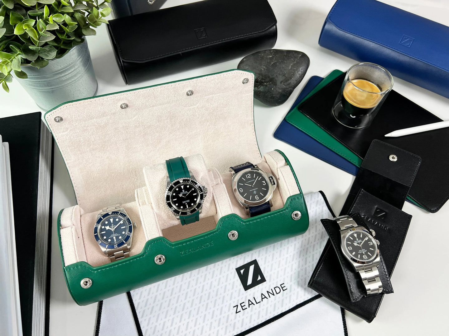 ZEALANDE LEATHER WATCH ROLL (3 COLORS) ZEALANDE