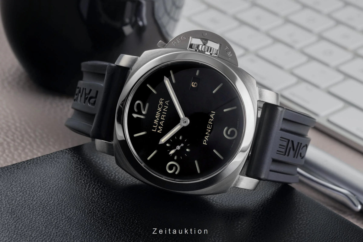 Panerai watch on rubber strap