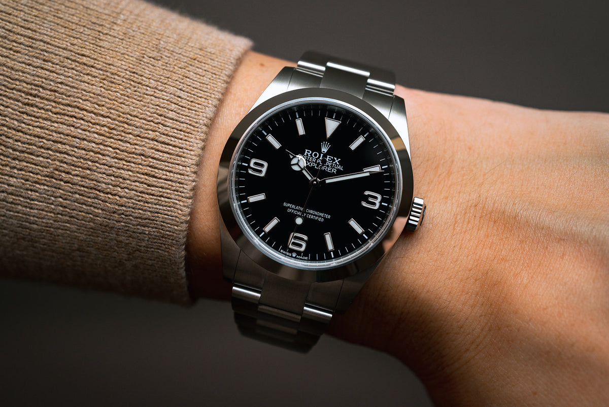Rolex Explorer on wrist