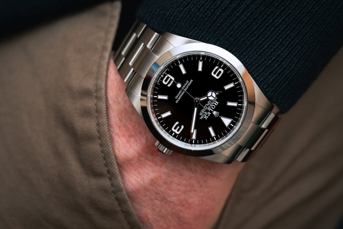 Rolex Explorer on wrist