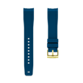 Kautschukarmband für OMEGA® Seamaster Diver 300M Chronograph Co-Axial 41,5mm Schwarz