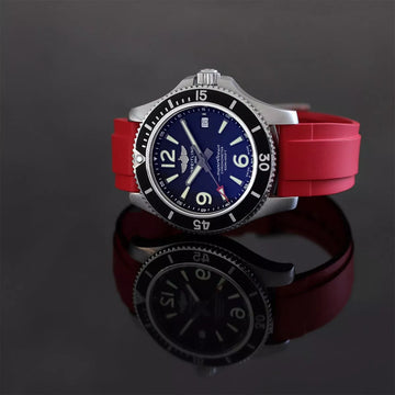 Straight Rubber Strap Breitling Chronomat B01 42 - ZEALANDE®