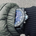 Bracelet droit en caoutchouc pour Breitling Endurance Pro ZEALANDE 