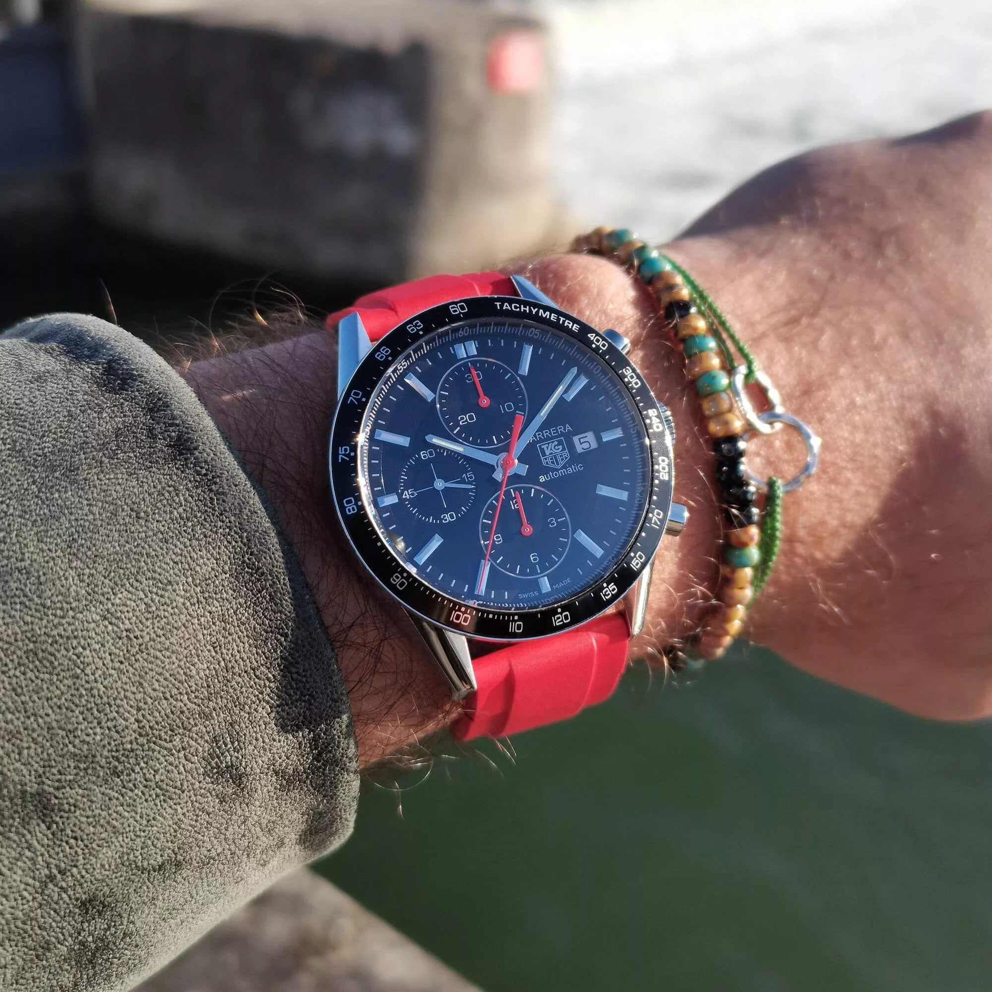 Rubber Strap For Tag Heuer Carrera ZEALANDE