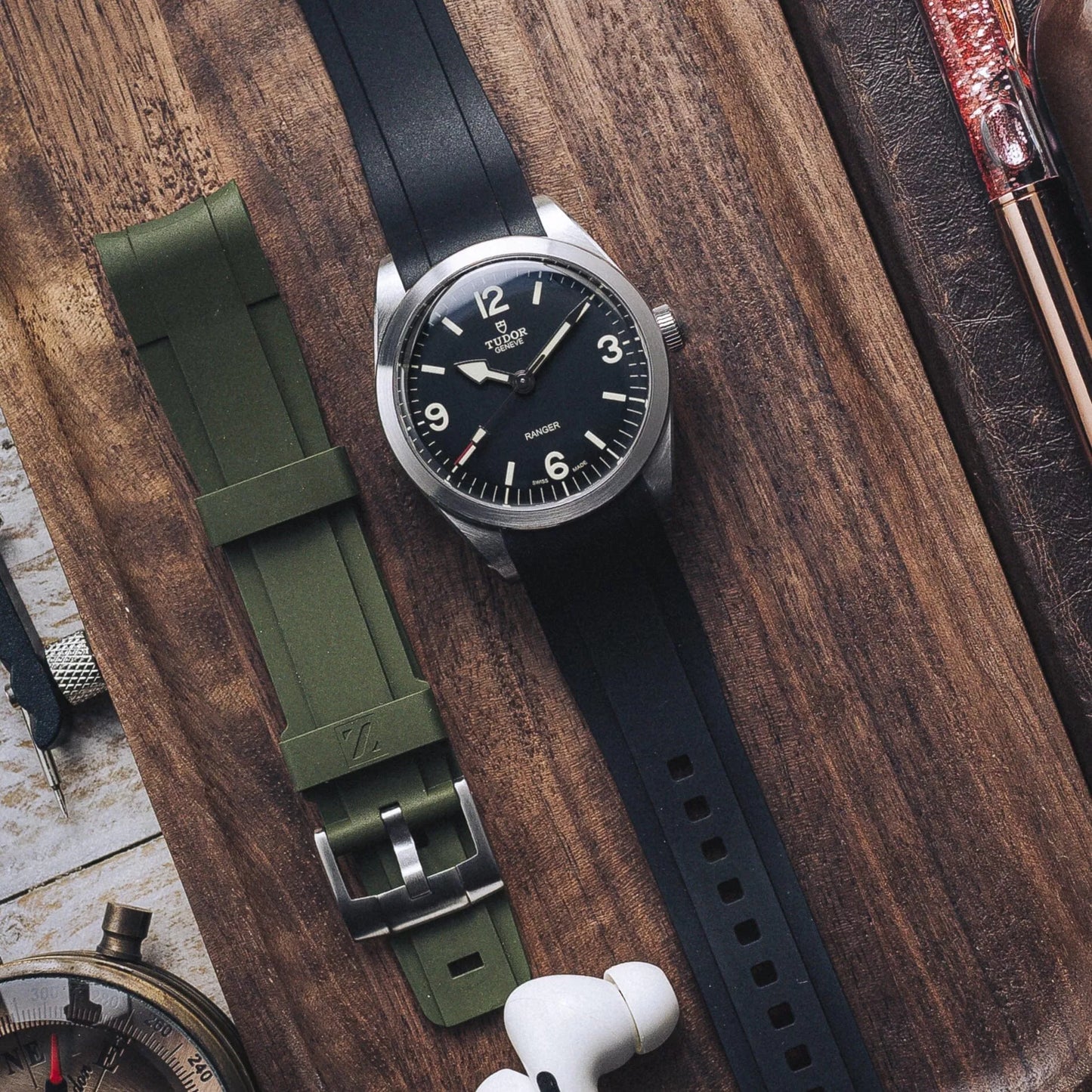 Rubber Strap for Tudor® Ranger Rubber Straps ZEALANDE 